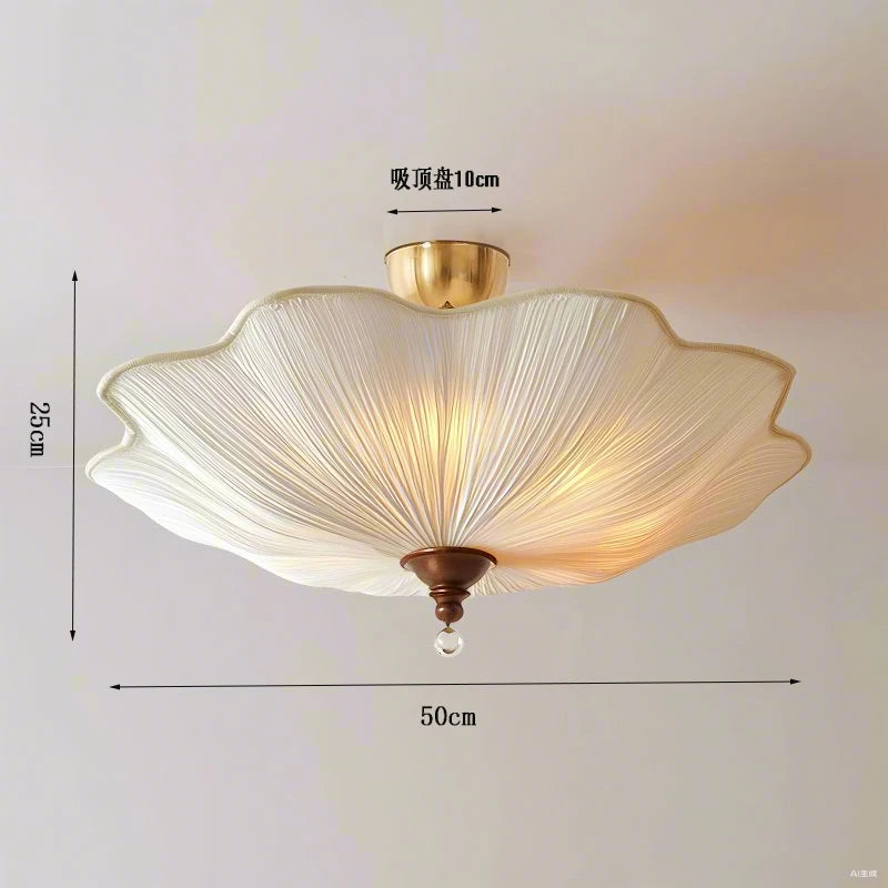 Plafonnier Lotus en Tissu
