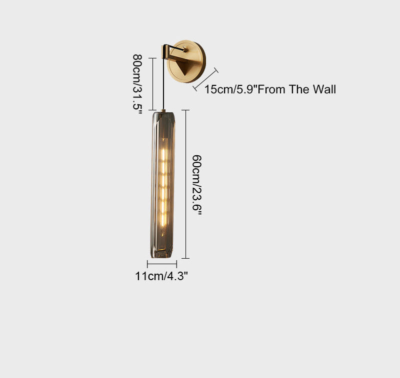 Hanging Crystal Wall Light