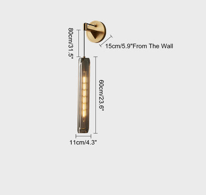 Hanging Crystal Wall Light