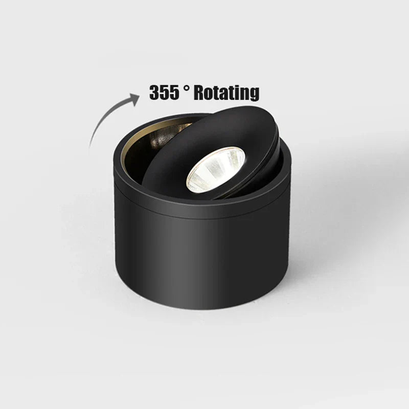Spot LED Dimmable Rotatif - Éclat Moderne Encadré