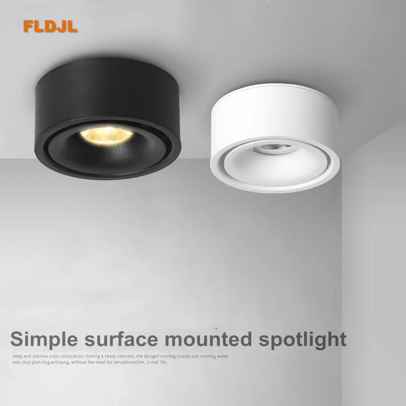 Spot LED Encadré à Intensité Variable - Élégance Moderne