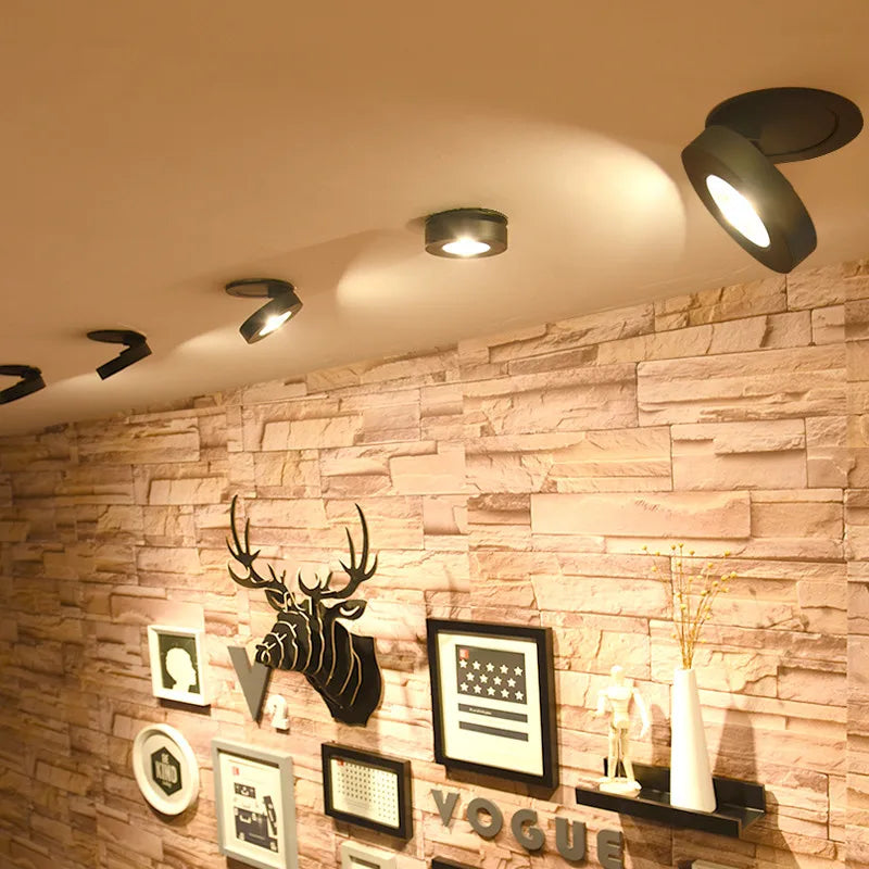 Spot LED Encastré Rotatif Slim COB - Éclairage Moderne et Dimmable
