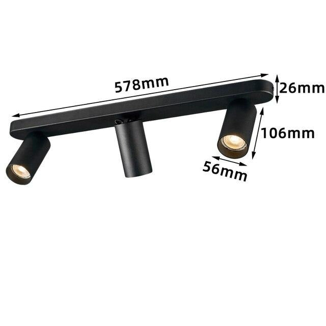 Spot LED Moderne Rond - Cylindres x2 -x3