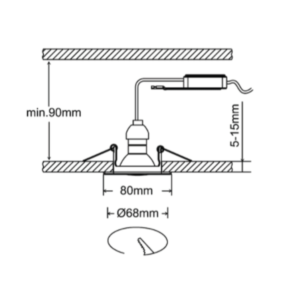 Spot Led Encastrable Extra Plat