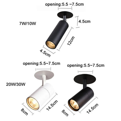 Spot Plafonnier LED Directionnel - Éclat Moderne Design