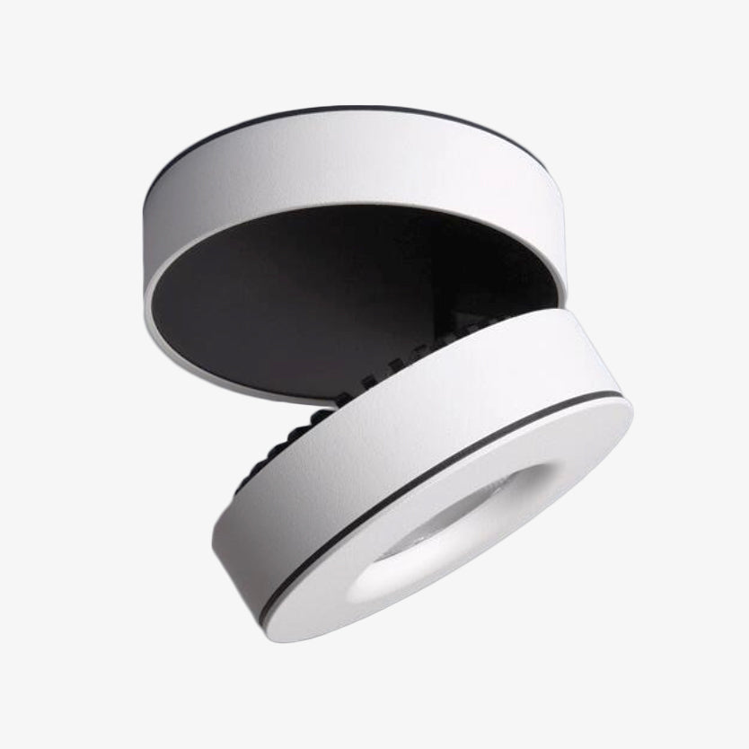 Spot LED Ronde Rotatif 355° - Éclairage Moderne Design-2