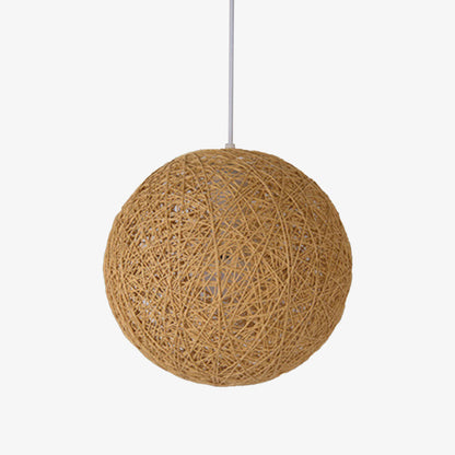 Suspension Boule Wicker