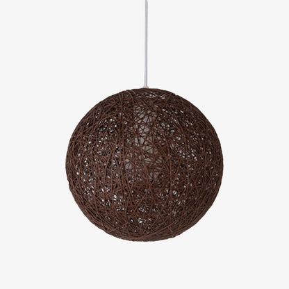 Suspension Boule Wicker
