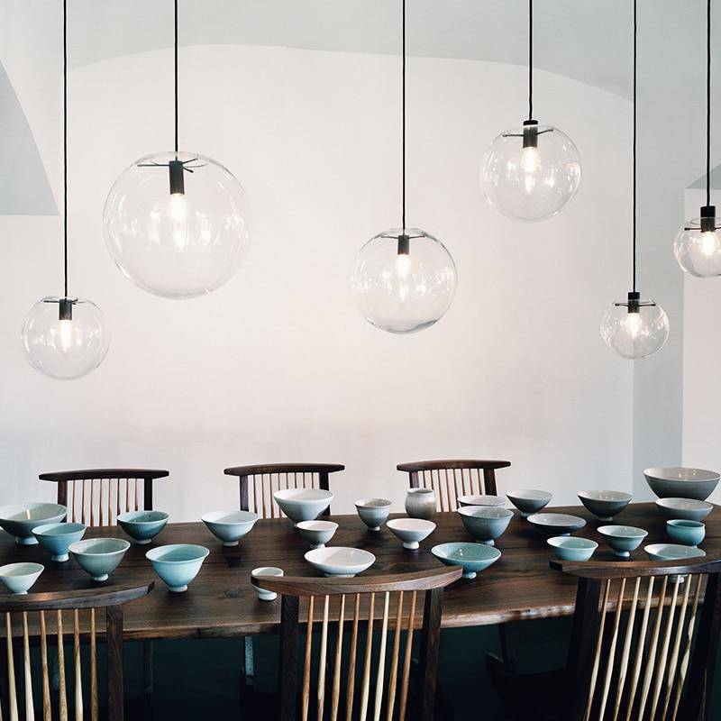 Suspension Boule en Verre LED