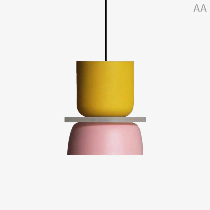 Suspension Colorée Macaron Moderne