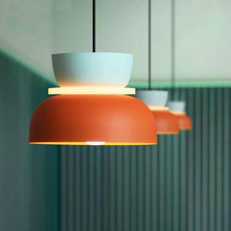 Suspension Colorée Macaron Moderne