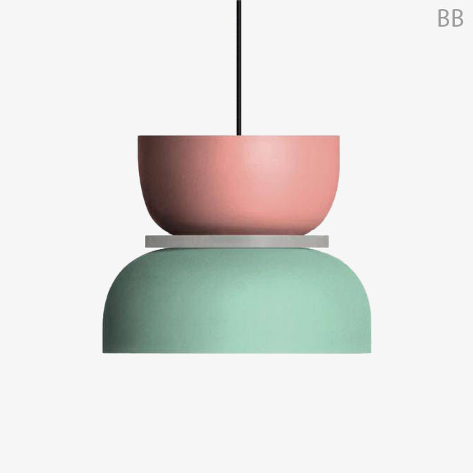 Suspension Colorée Macaron Moderne