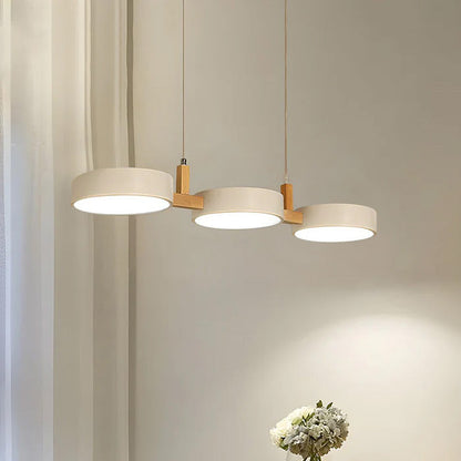Suspension Contemporaine Métallique / Bois