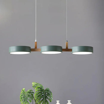 Suspension Contemporaine Métallique / Bois