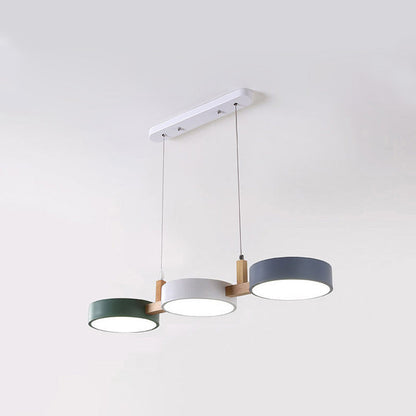 Suspension Contemporaine Métallique / Bois