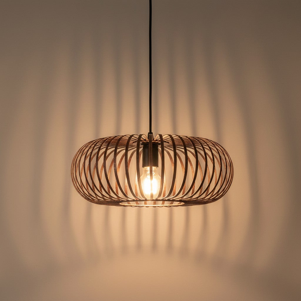 Suspension Cuivre - Style Industriel