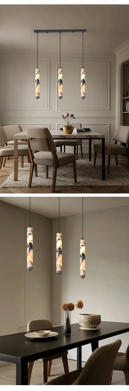 Suspension Cylindre Marbre