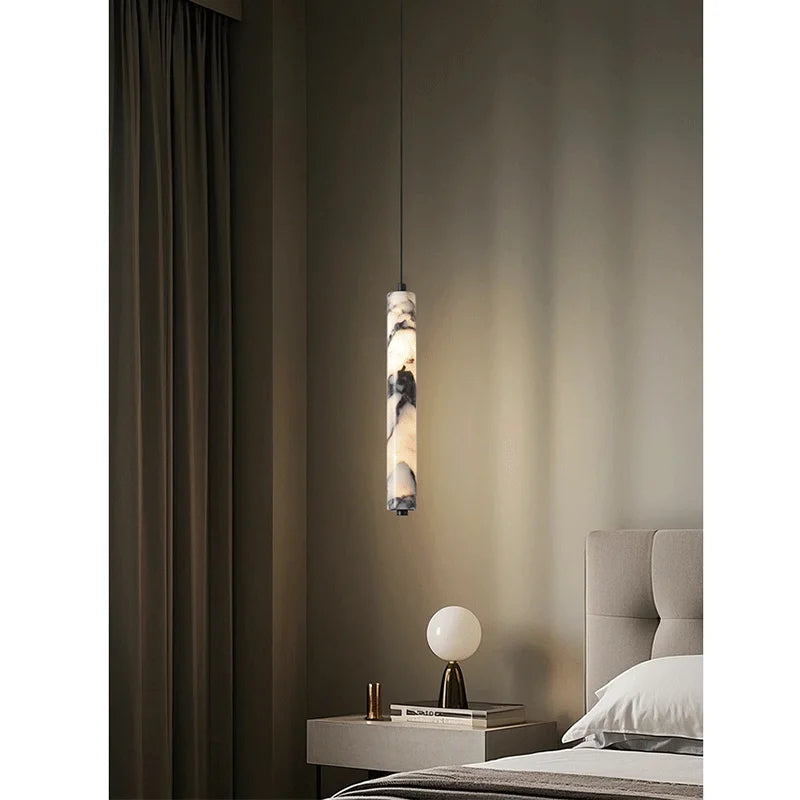 Suspension Cylindre Marbre