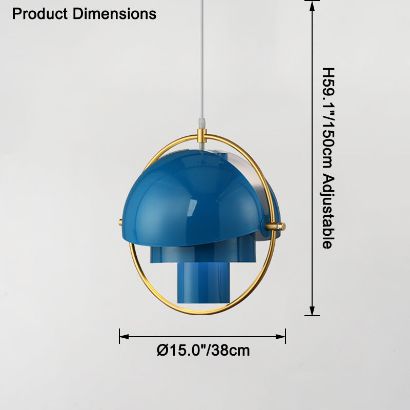 Suspension - Globe Horizon Métallique