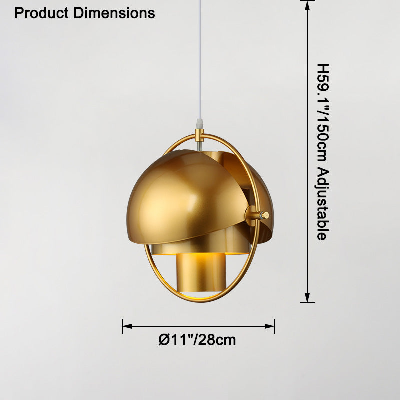 Suspension - Globe Horizon Métallique
