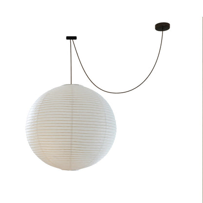 Suspension – Globe de Soie Japandi