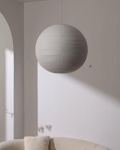 Suspension – Globe de Soie Japandi