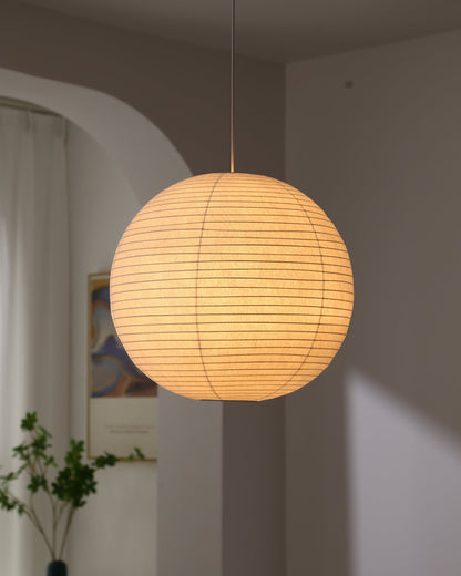 Suspension – Globe de Soie Japandi