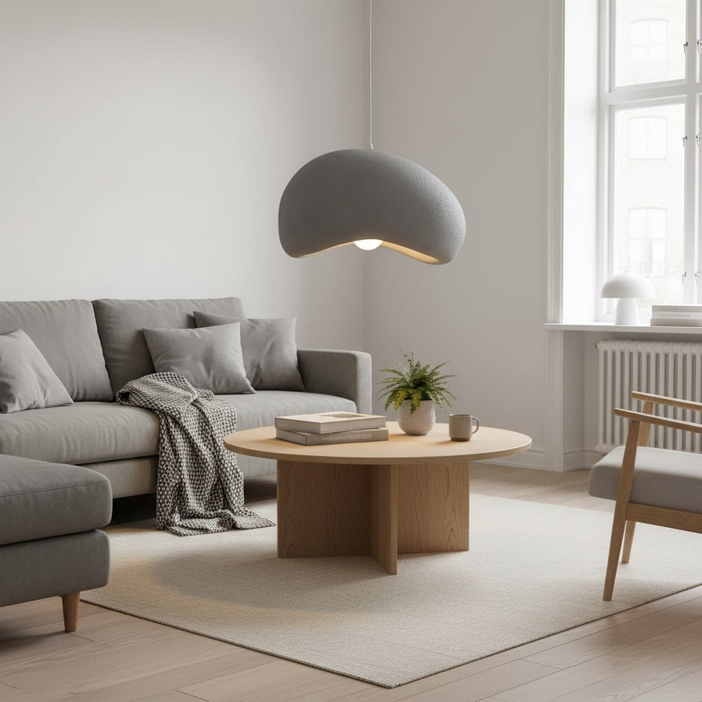 Suspension Scandinave Blanche