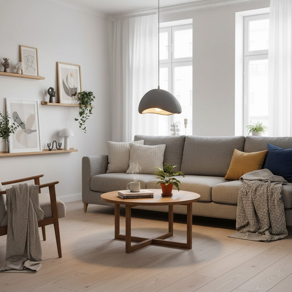 Suspension Scandinave Blanche