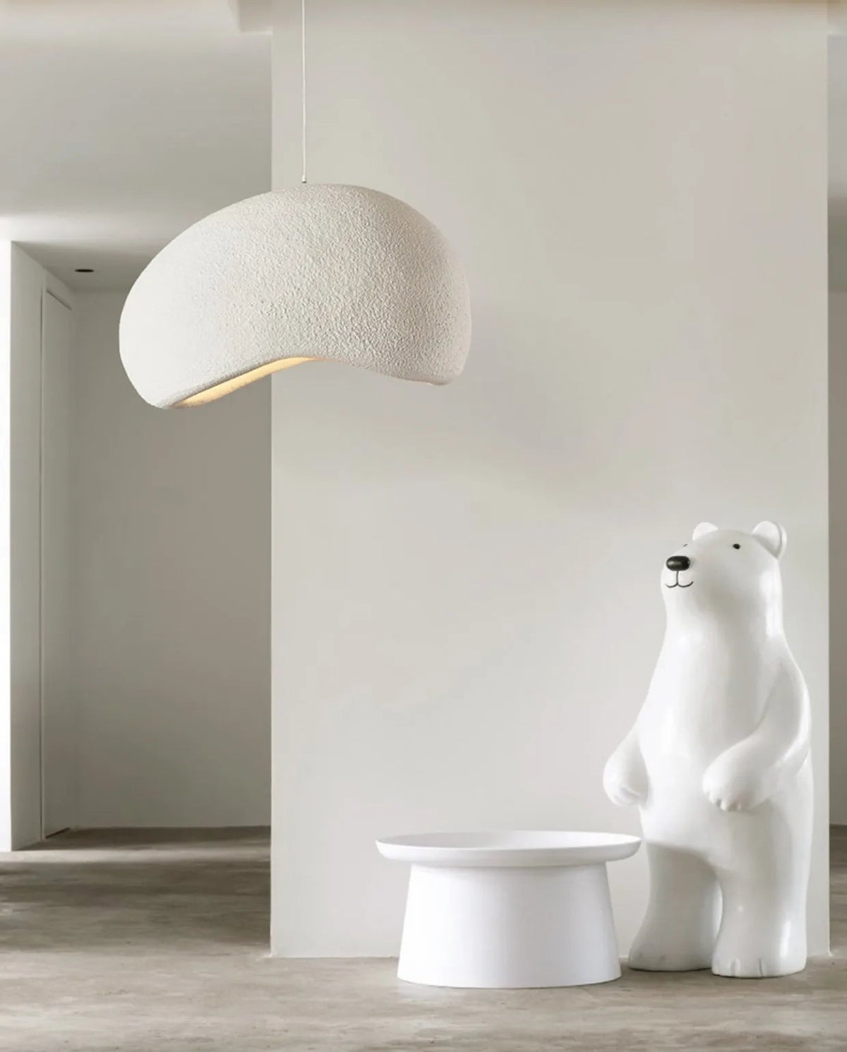 Suspension Scandinave Blanche