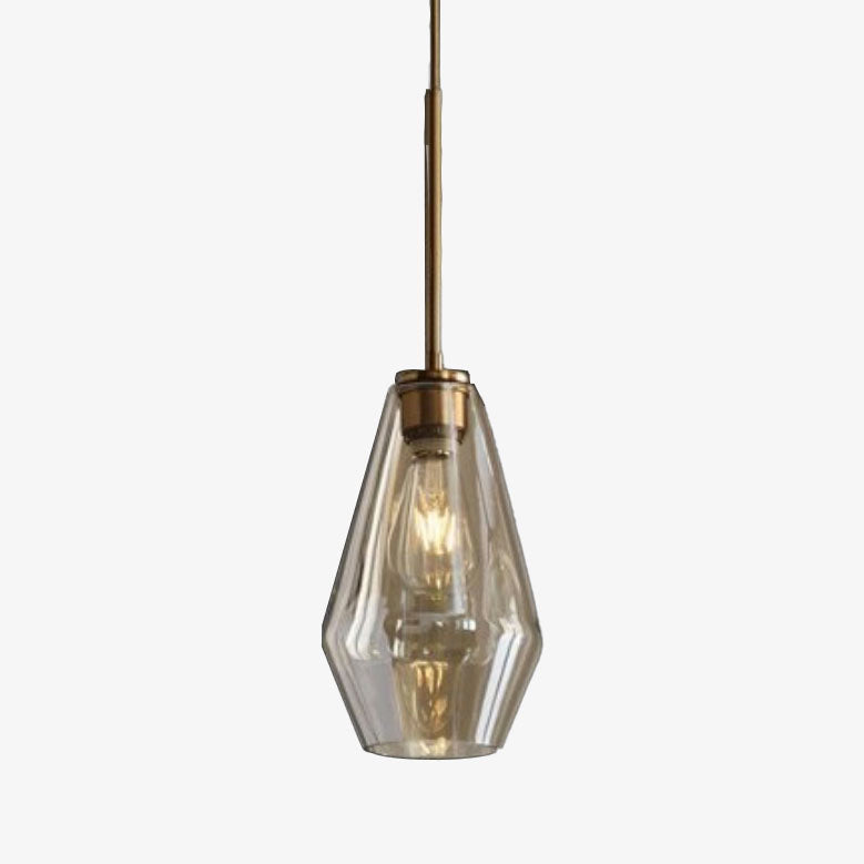 Suspension LED Élégance Métal et Verre