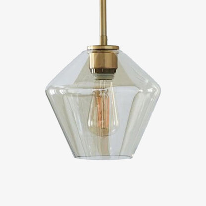 Suspension LED Élégance Métal et Verre