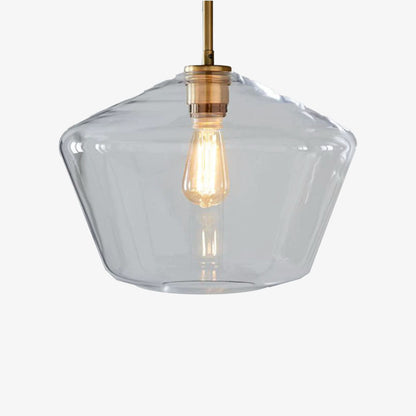 Suspension LED Élégance Métal et Verre