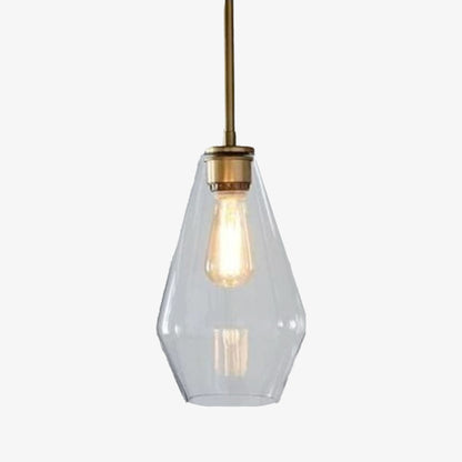 Suspension LED Élégance Métal et Verre