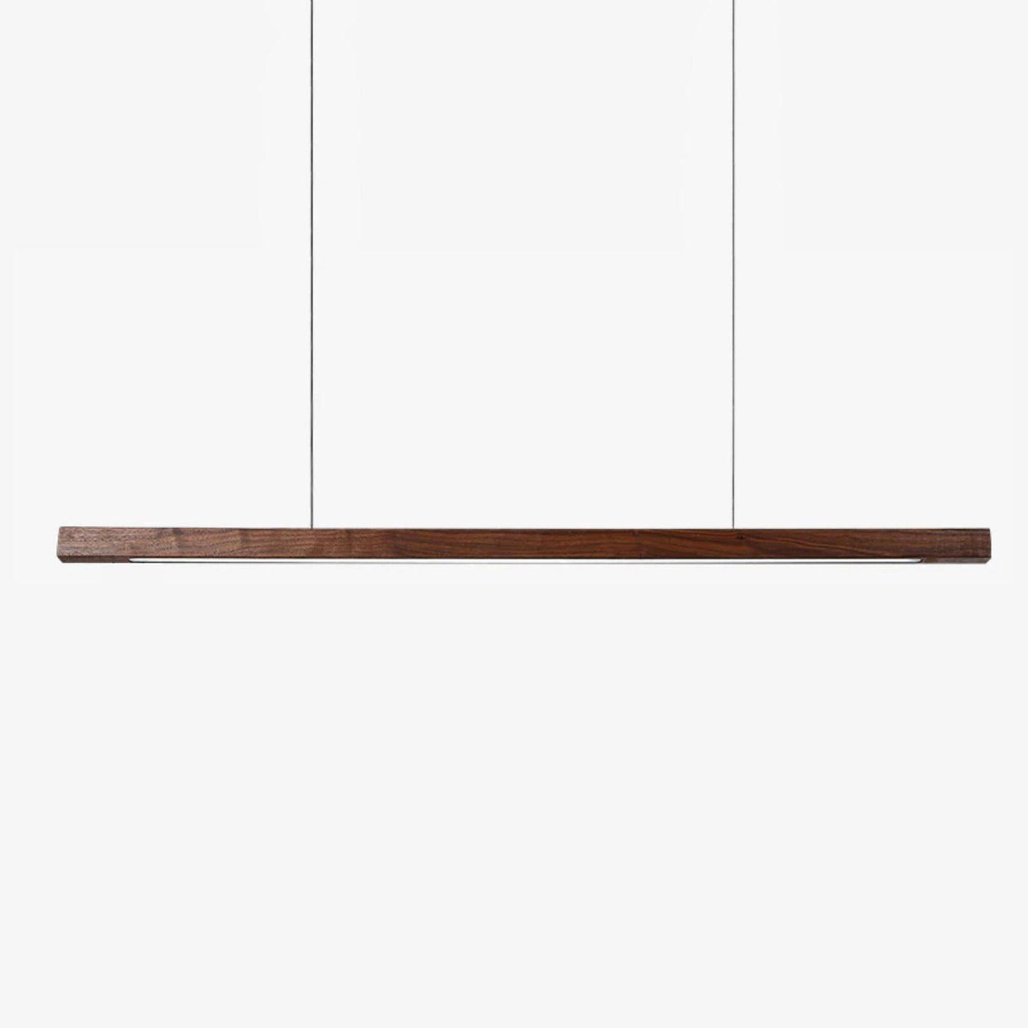 Suspension LED en Bois Allongé