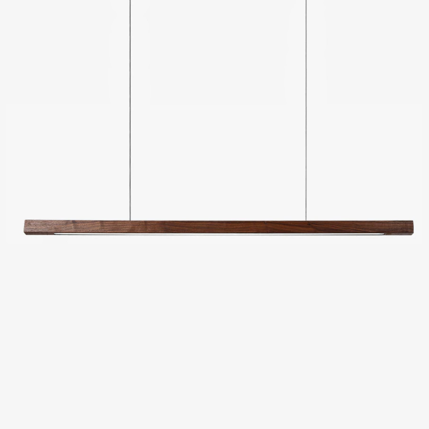 Suspension LED en Bois Allongé