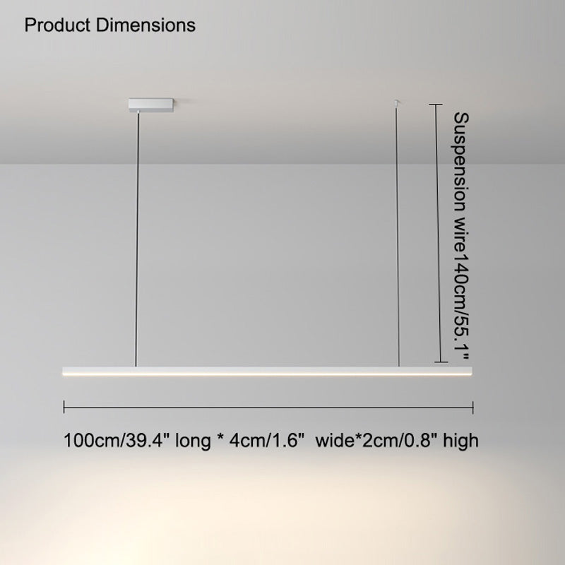 Suspension Linéaire - Épure Lumineuse