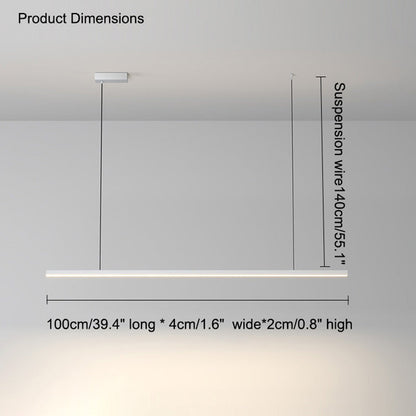 Suspension Linéaire - Épure Lumineuse