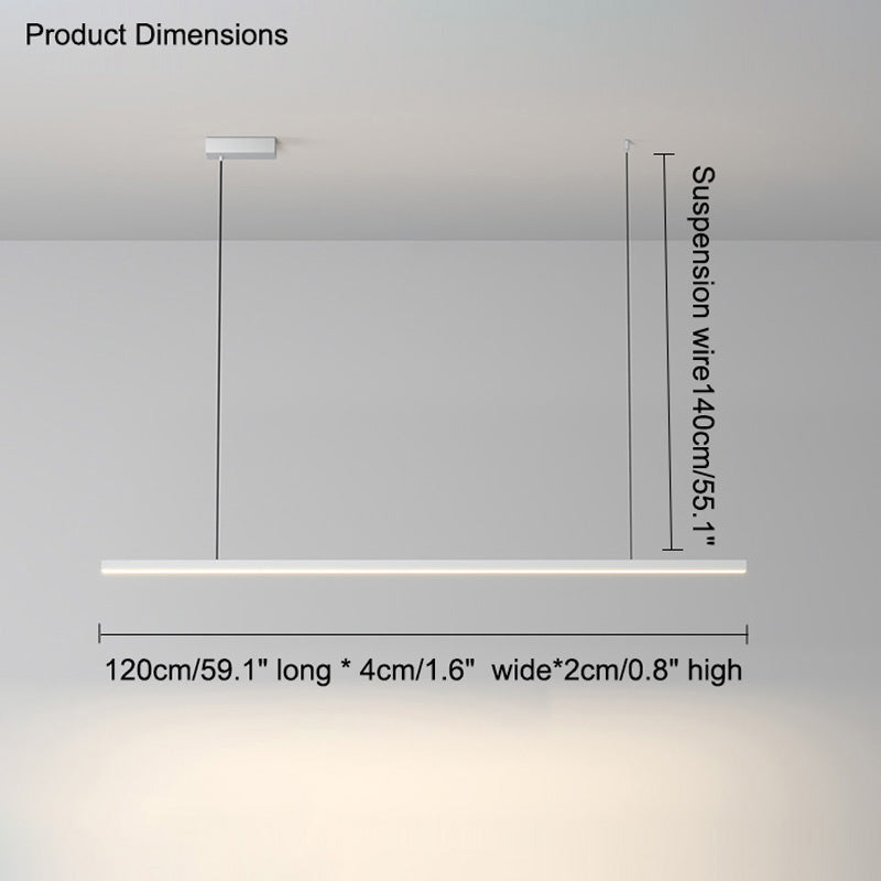 Suspension Linéaire - Épure Lumineuse