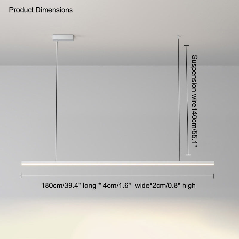 Suspension Linéaire - Épure Lumineuse