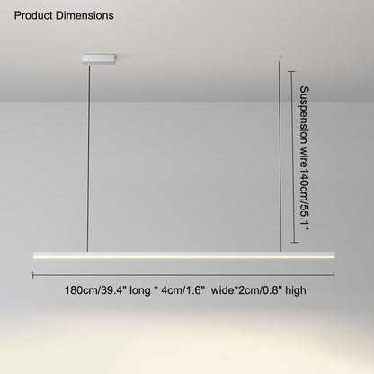 Suspension Linéaire - Épure Lumineuse
