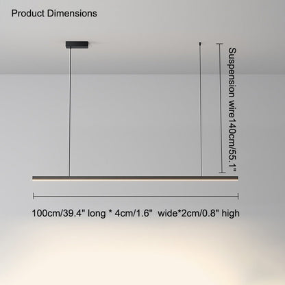 Suspension Linéaire - Épure Lumineuse