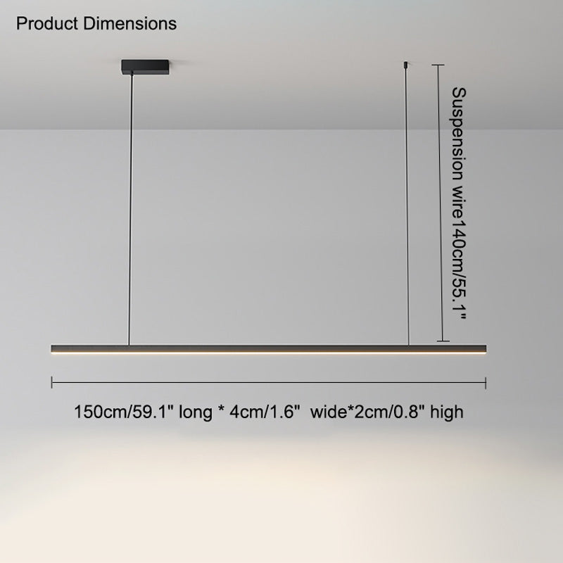 Suspension Linéaire - Épure Lumineuse