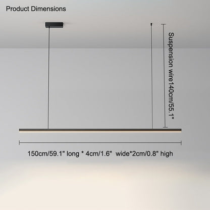 Suspension Linéaire - Épure Lumineuse