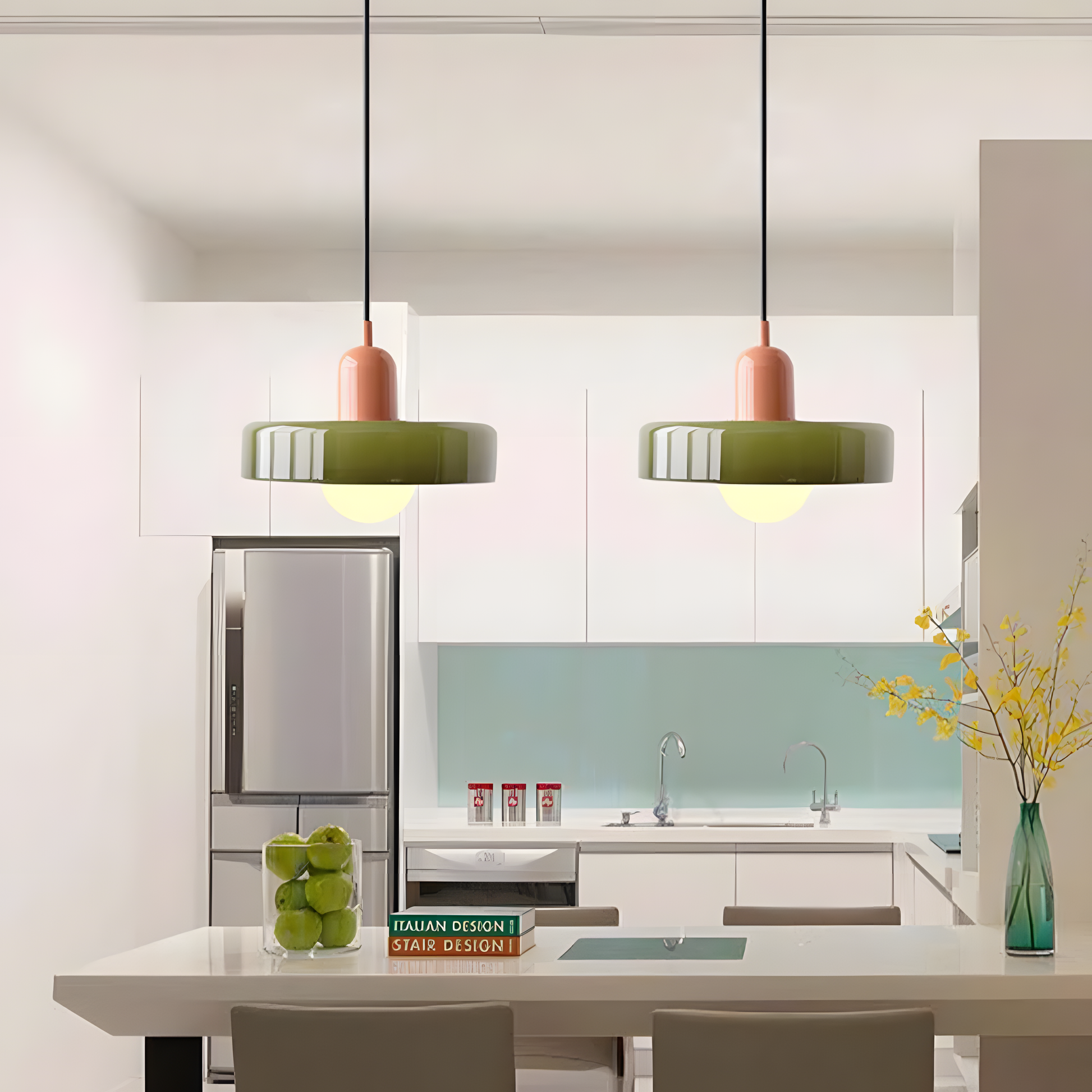 Suspension Luminaire Bauhaus Coloré - Artelia