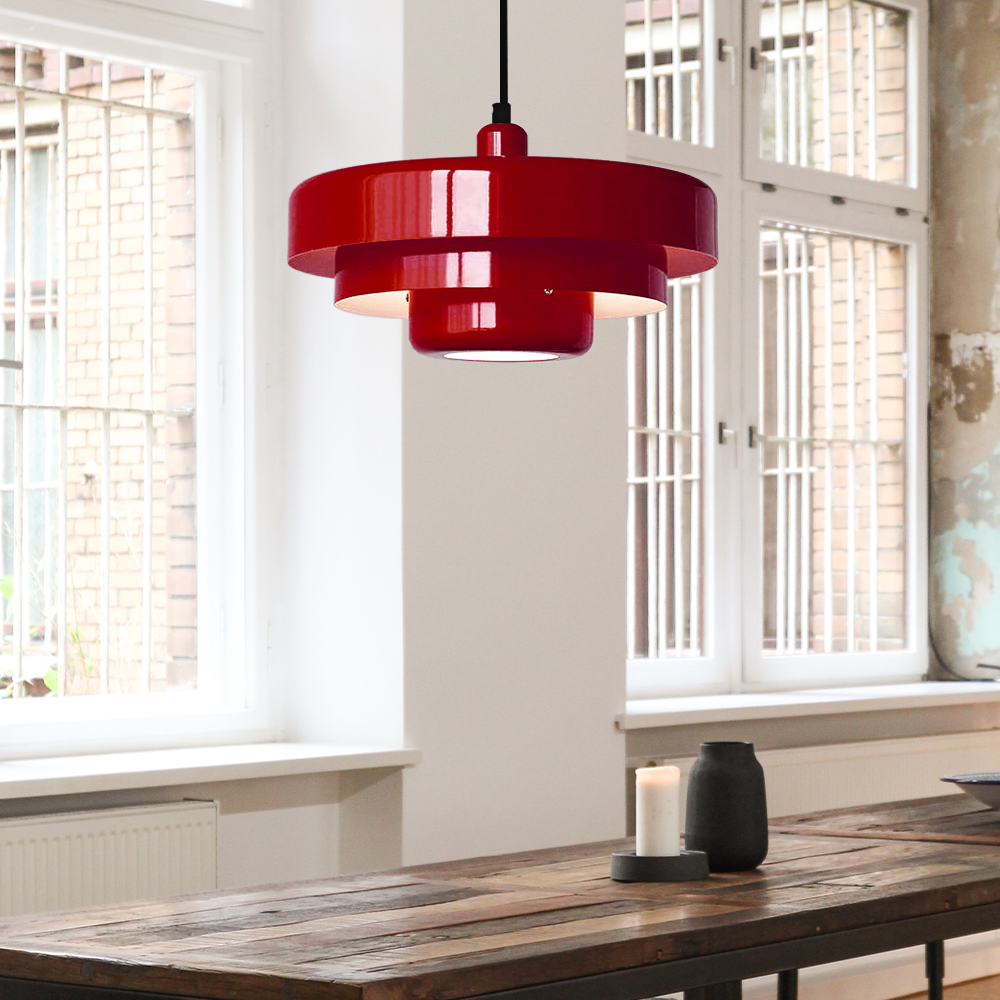 Suspension Luminaire Bauhaus Moderne - Elara