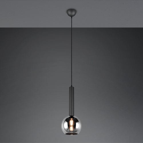 Suspension Luminaire Boule Noire