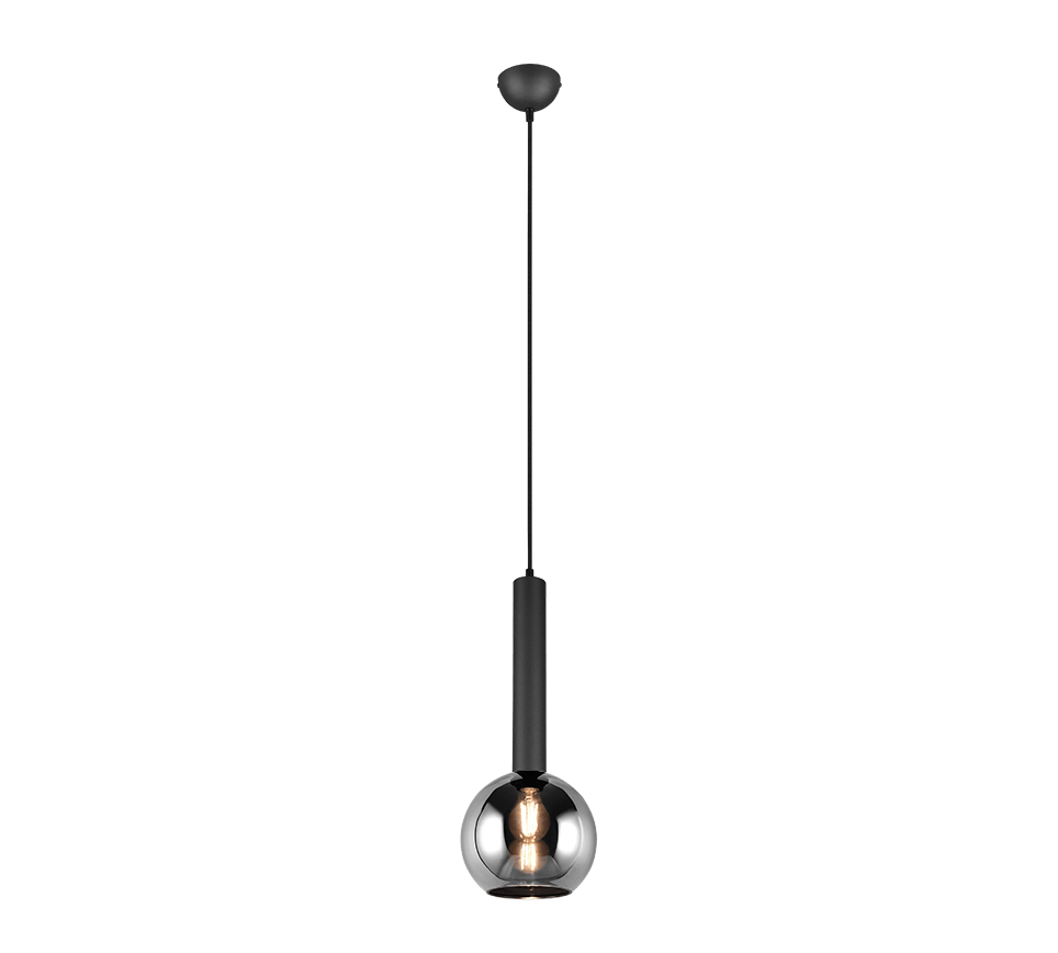 Suspension Luminaire Boule Noire