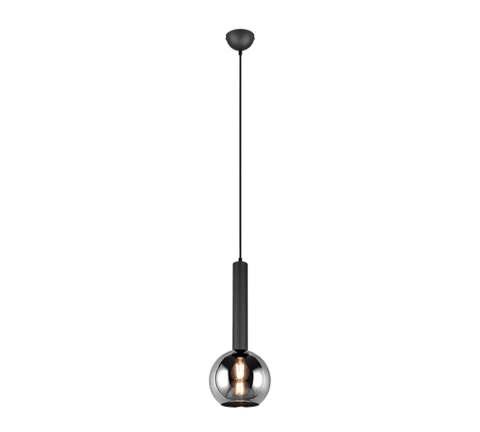 Suspension Luminaire Boule Noire