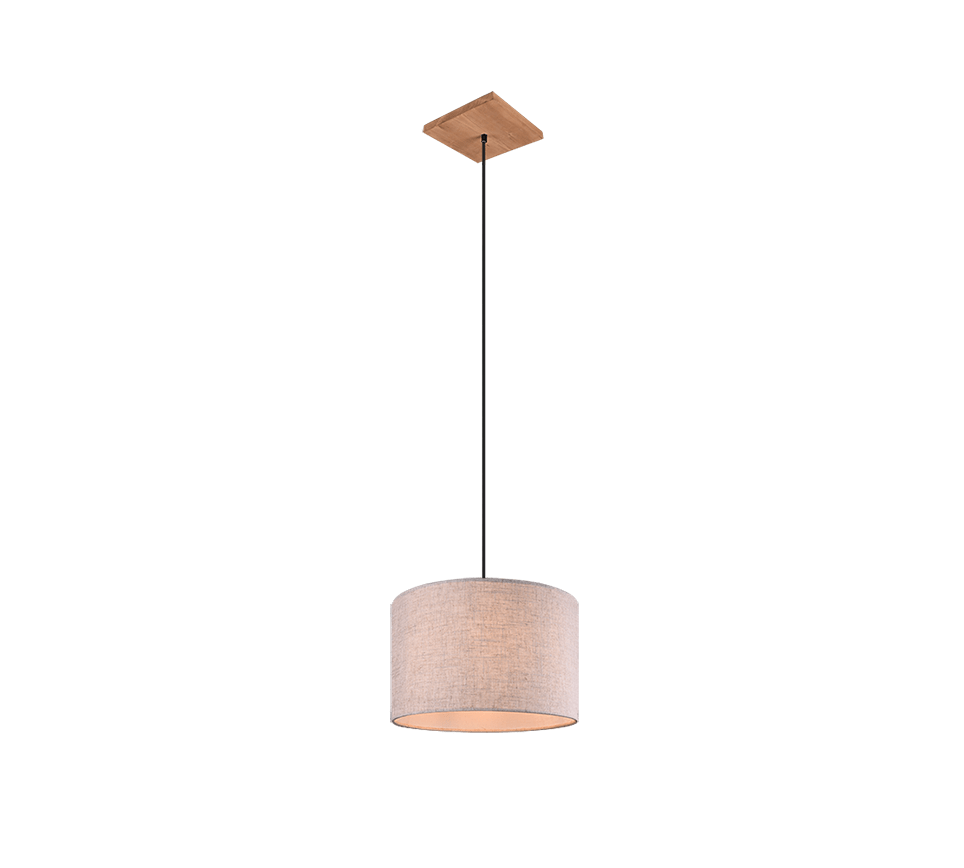 Suspension Luminaire Tissu Blanc